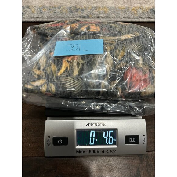 Fusione Floral Print Short-Sleeve Burnout Top Size Large - Picture 10 of 10